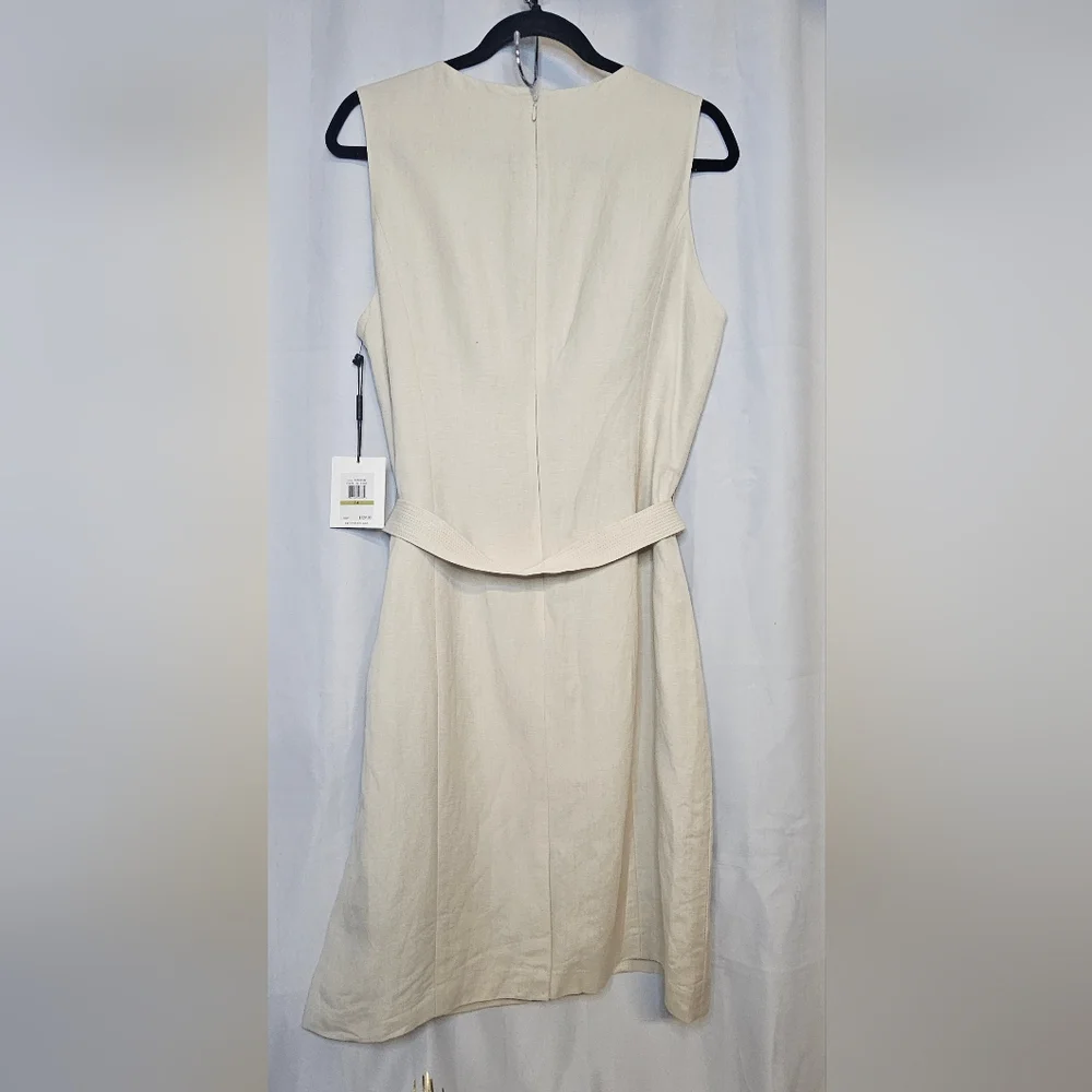 Calvin Klein Cream Sleeveless Dress - Picture 2 of 10